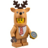 City otrok v kostumu jelenčka