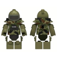 SWAT Bomb Squad zaščitna obleka camuflažna zelena