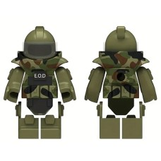 SWAT Bomb Squad zaščitna obleka camuflažna zelena