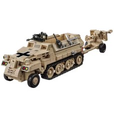 WW2 oklepno vozilo Halftrack s topom