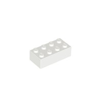 Kocke 2x4 bele, 50 kos