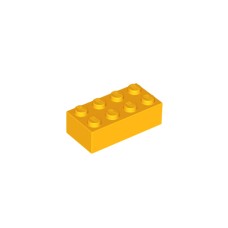 Kocke 2x4 svetlo oranžne, 50 kos