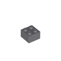 Kocke 2x2 temno sive, 20 kos