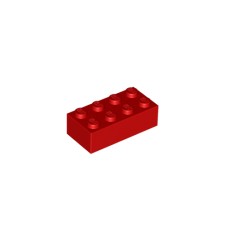 Kocke 2x4 rdeče, 50 kos