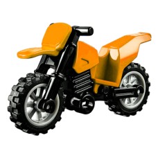 Motor Dirt bike oranžen