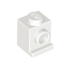 Brick, Modified 1x1 with Headlight, White Brick, Modified 1x1 with Headlight, White