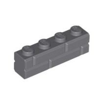 Brick, Modified 1x4 with Masonry Profile, DBG