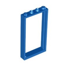 Vrata okvir 4x6, modra, 5 kos