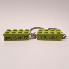 LEGO obesek Bricks Rulez - You Rock