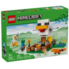 LEGO Minecraft® 21585 Piščančja farma