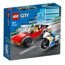 LEGO City 60392 Preganjanje s policijskim motorjem