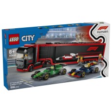 LEGO City 60445 F1® Truck with RB20 & AMR24 F1® Cars