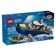 LEGO City 60456 Pregon s policijskim čolnom