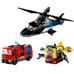 LEGO City 60462 Helikopter, gasilsko vozilo in podmornica