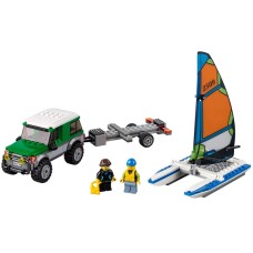 LEGO City 60149 4×4 with Catamaran