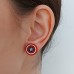 Captain America Shield Earrings